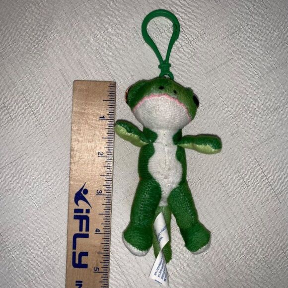 GEICO Gecko Promotional Plush Frog Keychain Clip-On Collectible Insurance Auto - Picture 9 of 9